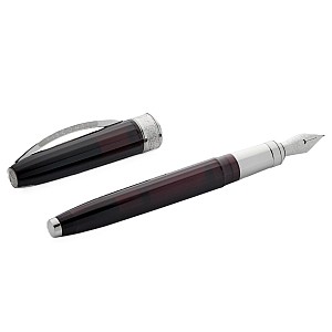 Visconti Michelangelo Translucent Black Stylo Plume