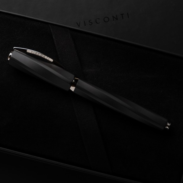 Visconti Divina Matte Black Fountain Pen