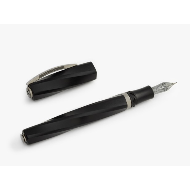 Visconti Divina Matte Black Fountain Pen