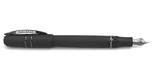 VISCONTI Kugelschreiber Homo Sapiens Dark Age – Aus Vulkan-Lava, Mit Dunklem Ruthenium-Finish, In Originalbox