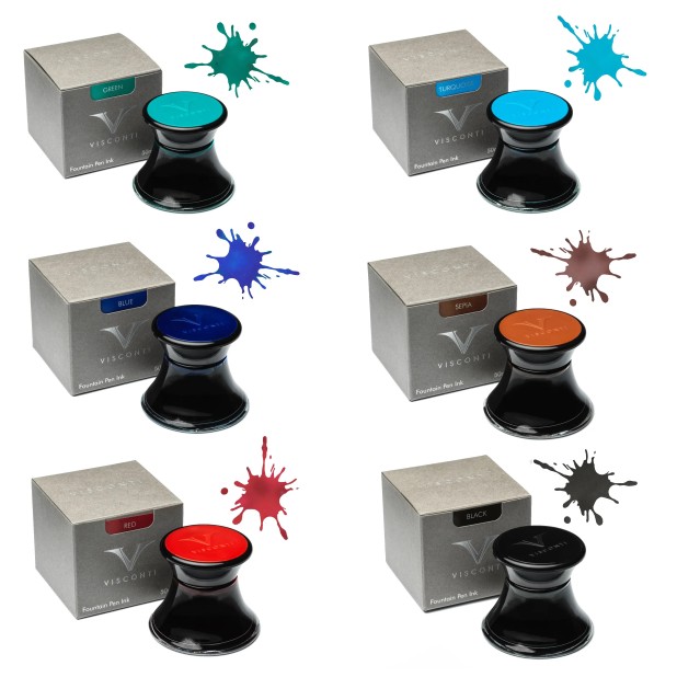 Visconti Ink - Ink Bottle (6 colors)