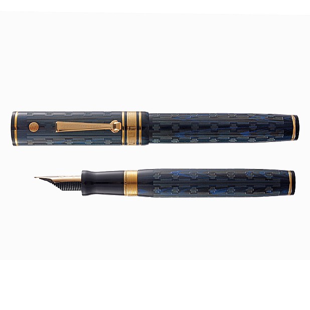 Wahl Eversharp Decoband Ebonite Blue GT  Caneta de tinta permanente