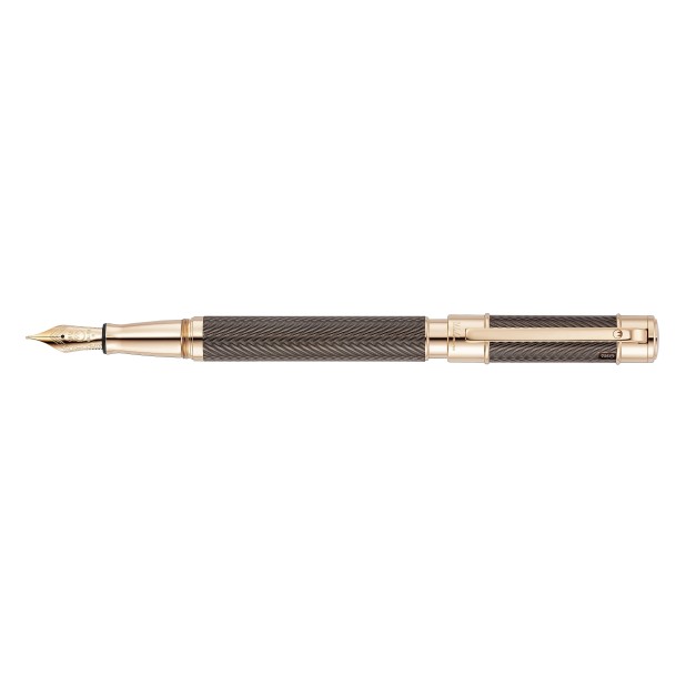 Waldmann Commander 25 Brown Rose Gold Limited Edition Caneta de Tinta Permanente
