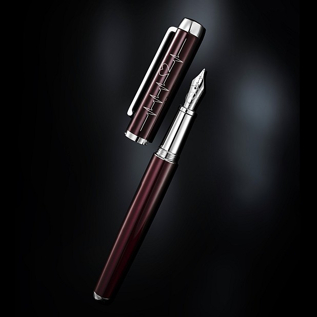 Waldmann Heartbeat Blood Red Caneta de Tinta Permanente
