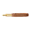 Wancher Densho 6 Facets Tigerwood Fountain Pen