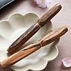 Wancher Densho 6 Facets Tigerwood Fountain Pen