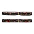 Wancher Densho 6 Facets Tsugaru Kuro-age Raden Fountain Pen