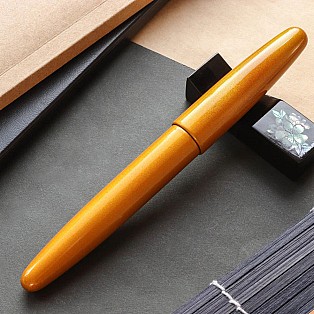 Wancher Dream Pen Aizu Urushi Metallic Nashiji Caneta de Tinta Permanente
