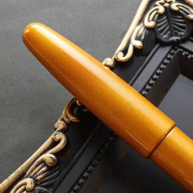 Wancher Dream Pen Aizu Urushi Metallic Nashiji Caneta de Tinta Permanente