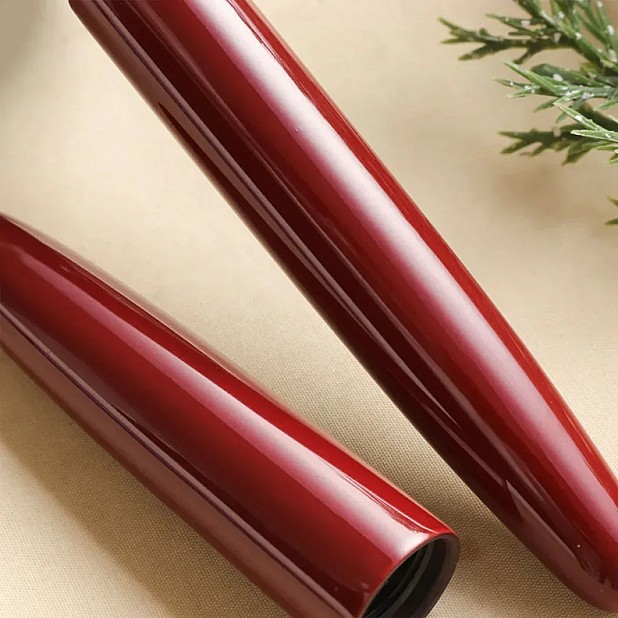 Wancher Dream Pen Aizu Urushi Aka Tamenuri Füllfederhalter