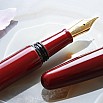Wancher Dream Pen Aizu Urushi Tamamushi-nuri Aka Fountain Pen