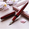 Wancher Dream Pen Aizu Urushi Tamamushi-nuri Aka Fountain Pen