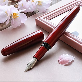 Wancher Dream Pen Aizu Urushi Tamamushi-nuri Aka Reservoarpenna