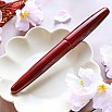 Wancher Dream Pen Aizu Urushi Tamamushi-nuri Aka Fountain Pen