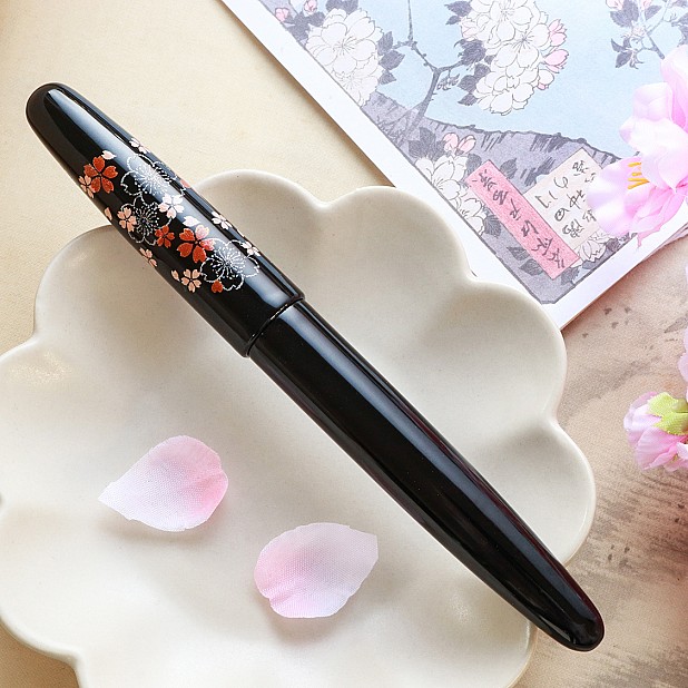 Wancher Dream Pen Echizen Urushi Omoide Sakura Reservoarpenna