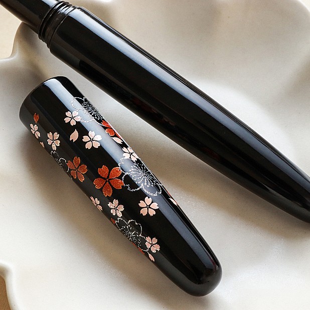 Wancher Dream Pen Echizen Urushi Omoide Sakura Reservoarpenna