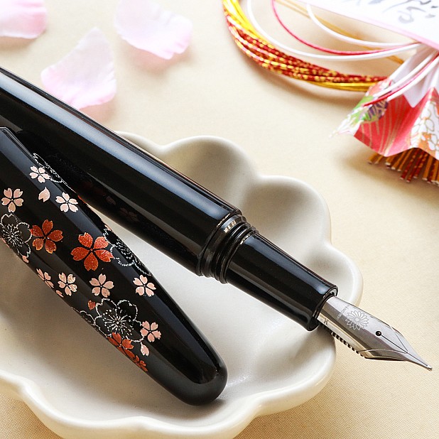 Wancher Dream Pen Echizen Urushi Omoide Sakura Reservoarpenna