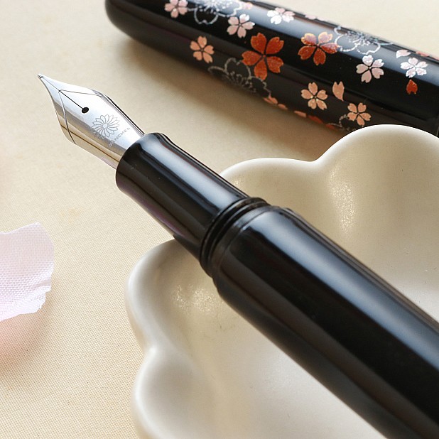 Wancher Dream Pen Echizen Urushi Omoide Sakura Reservoarpenna