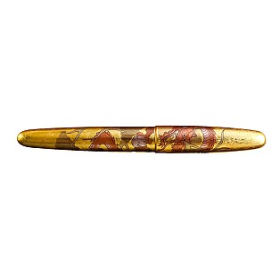 Wancher Dream Pen Rising Sun Maki-e Dragon Caneta de Tinta Permanente