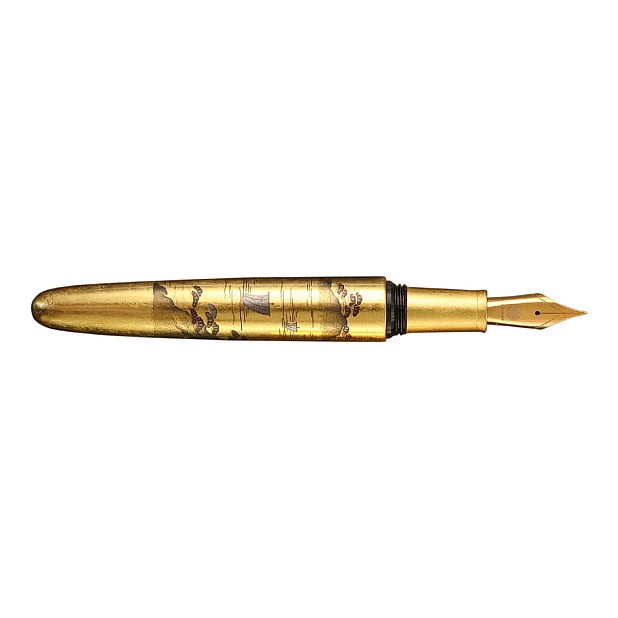 Wancher Dream Pen Rising Sun Maki-e Sansui Vulpen