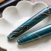 Wancher Dream Pen True Ebonite Marble Green Fountain Pen