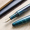 Wancher Dream Pen True Ebonite Marble Green Fountain Pen