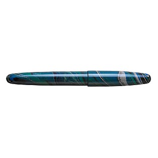 Wancher Dream Pen True Ebonite Marble Green Füllfederhalter