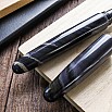 Wancher Dream Pen True Ebonite Marble Purple Gray Fountain Pen