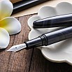 Wancher Dream Pen True Ebonite Marble Purple Gray Fountain Pen