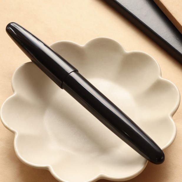 Wancher Dream Pen True Ebonite Silk Black Fountain Pen