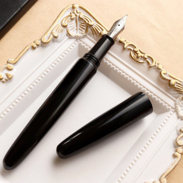 Wancher Dream Pen True Ebonite Silk Black Fountain Pen