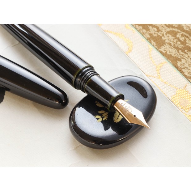 Wancher Dream Pen True Urushi Midori Tamenuri Plumo Estilográfica