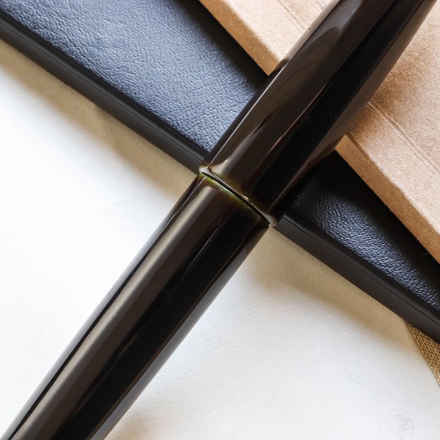 Wancher Dream Pen True Urushi Midori Tamenuri Plumo Estilográfica