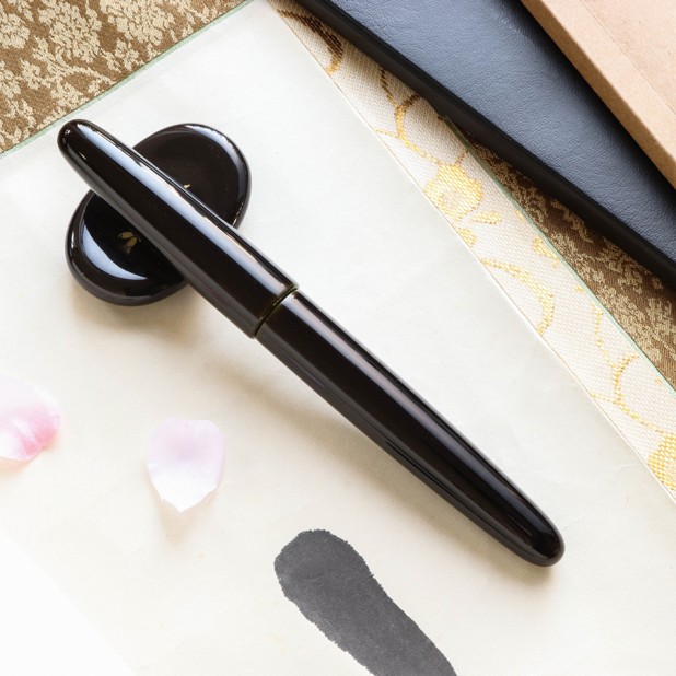 Wancher Dream Pen True Urushi Midori Tamenuri Plumo Estilográfica