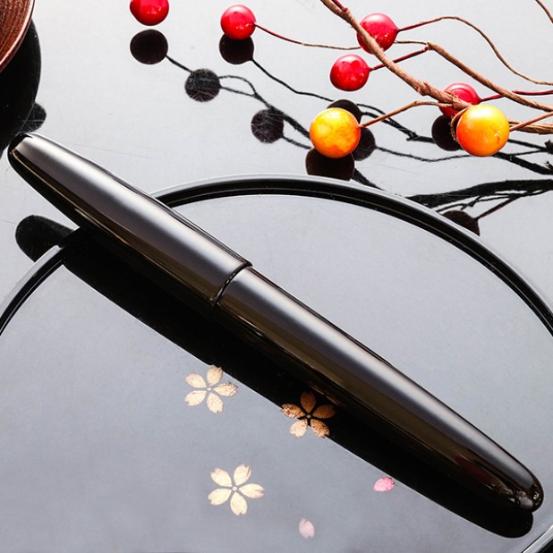 Wancher Dream Pen True Urushi Black Fountain Pen