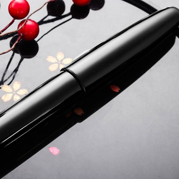 Wancher Dream Pen True Urushi Black Fountain Pen