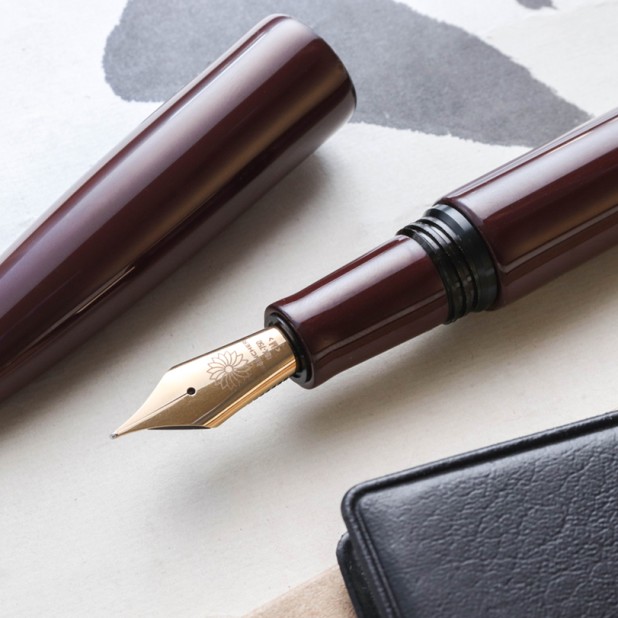 Wancher Dream Pen True Urushi Purple Fountain Pen