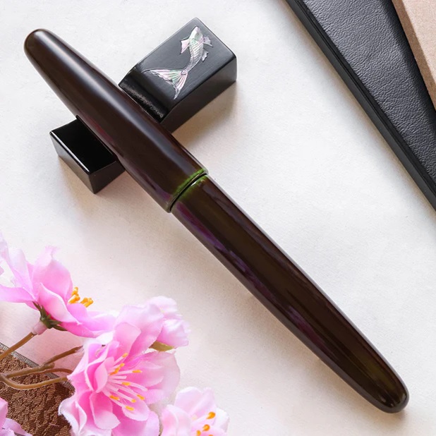 Wancher Dream Pen True Urushi Heki Tamenuri Füllfederhalter