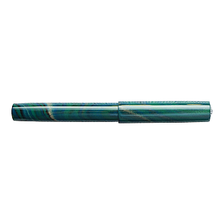 Wancher Mine Ebonite Marble Green Caneta de Tinta Permanente