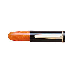 Wancher PuChiCo Black Orange Chocolate GT Fountain Pen