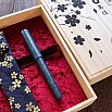 Wancher Sekai Saihi Urushi Ao-age Raden Fountain Pen