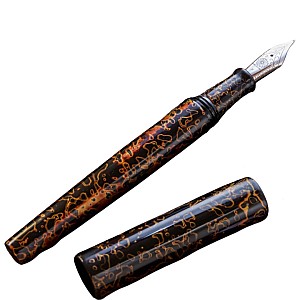 Wancher Sekai Saihi Urushi Kuro-age Original Plumo Estilográfica