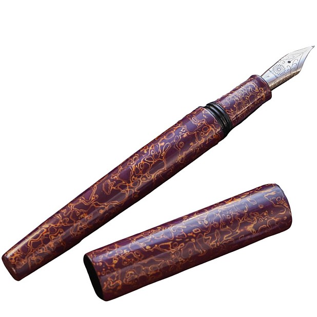 Wancher Sekai Saihi Urushi Murasaki-age Original Fountain Pen