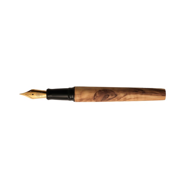 Wancher Sekai World Tree Olive Wood Fountain Pen