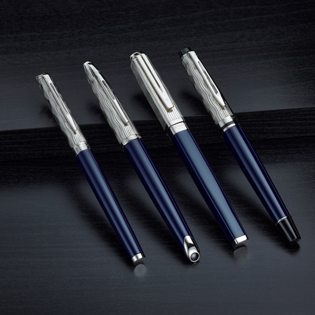 Esferográfica do Hemisfério Waterman L'Essence Du Bleu CT