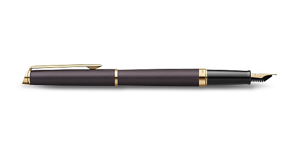 Waterman Hemisphere Metallic Lava Black GT Fountain pen - Vulpen