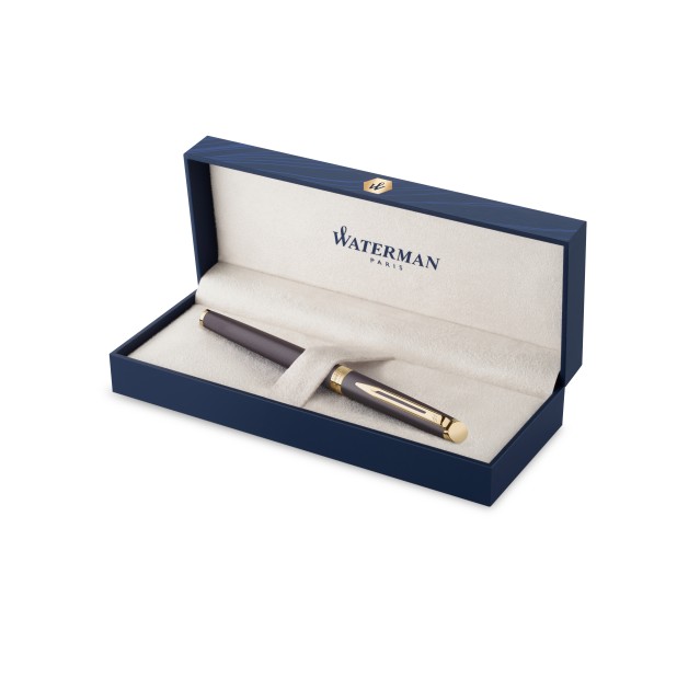 Waterman Hemisphere Metallic Lava Black GT Rollerball