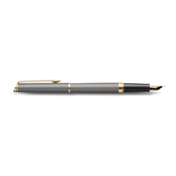 Waterman Hemisphere Metallic Stone Grey GT Stylo Plume