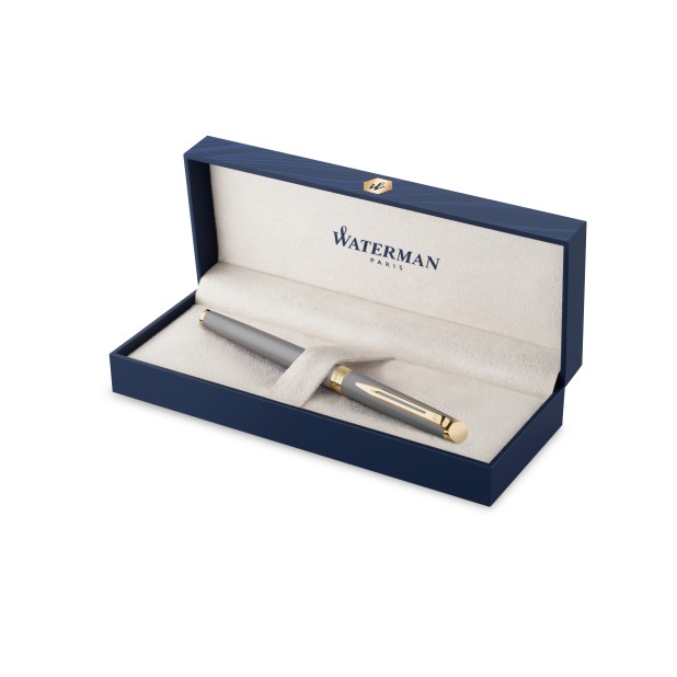 Waterman Hemisphere Metallic Stone Grey GT Stylo Plume Waterman Hemisphere Metallic Stone Grey GT Stylo Plume