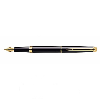 Waterman Hemisphere Laque Black GT Fountain pen | Appelboom.com